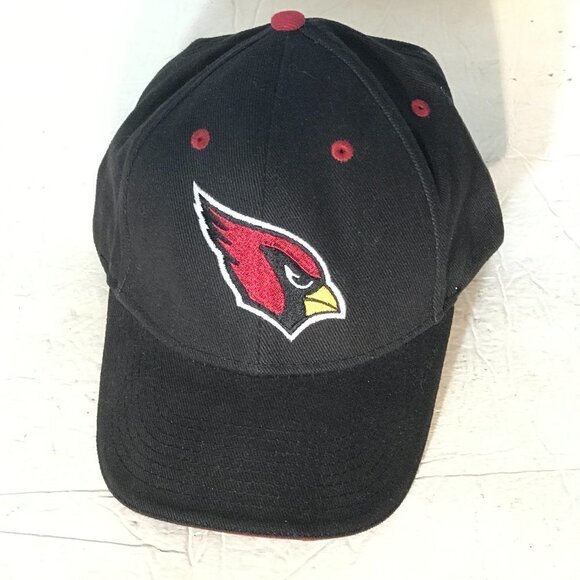 NFL Arizona Cardinals Football Red Black Adjustable Hat - Picture 1 of 5